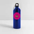 Jerry The Turtle Logo (Remix-Design) - Trinkflasche mit Karabiner 750 ml - Königsblau