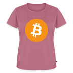 Bitcoin Logo (Original) - Damen T-Shirt Premium - Mauve