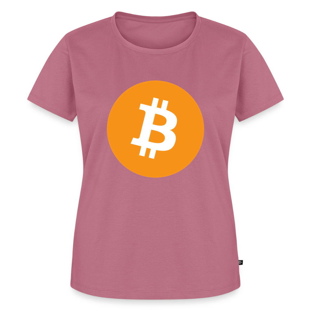 Bitcoin Logo (Original) - Damen T-Shirt Premium - Mauve
