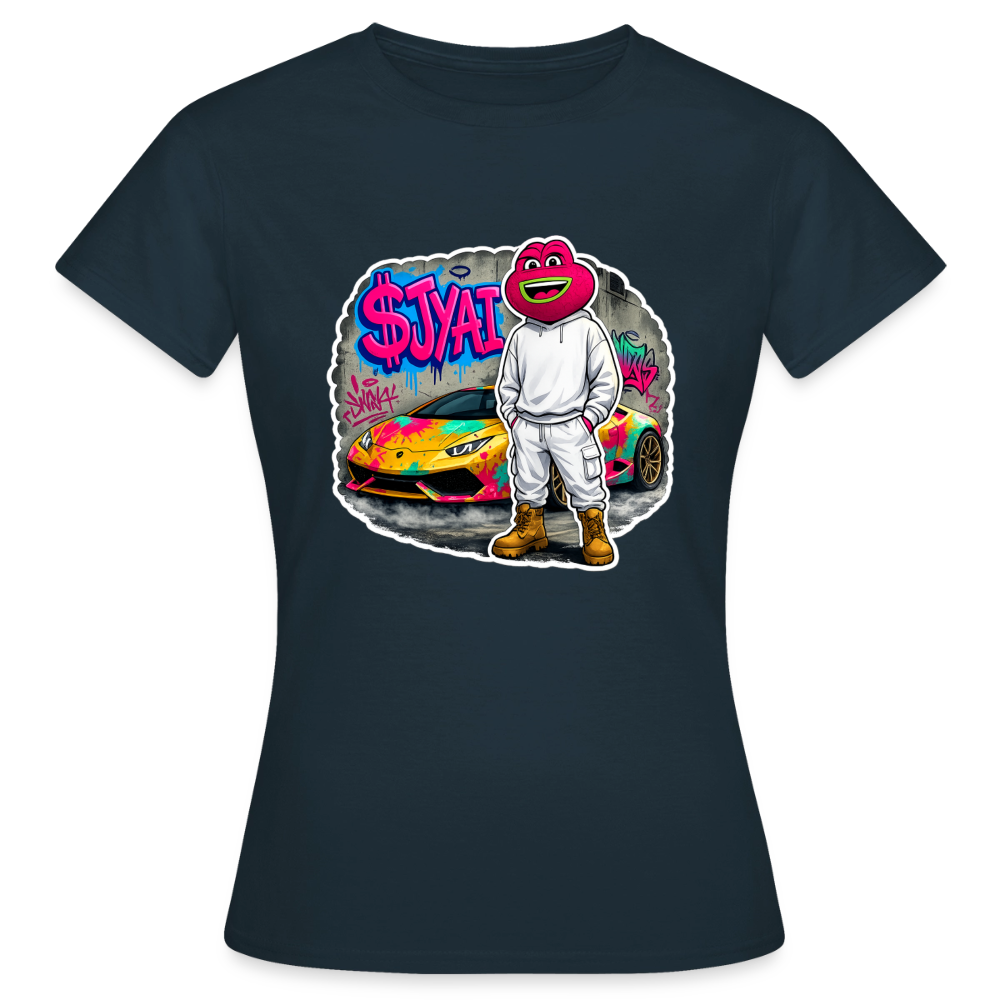 Jerry Streetart (Fan-Art) - Damen T-Shirt - Navy