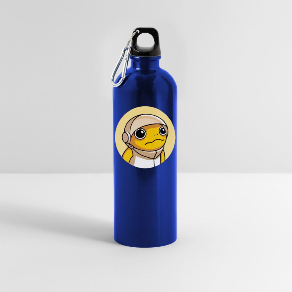 Turbo Logo (Original) - Trinkflasche mit Karabiner 750 ml - Königsblau