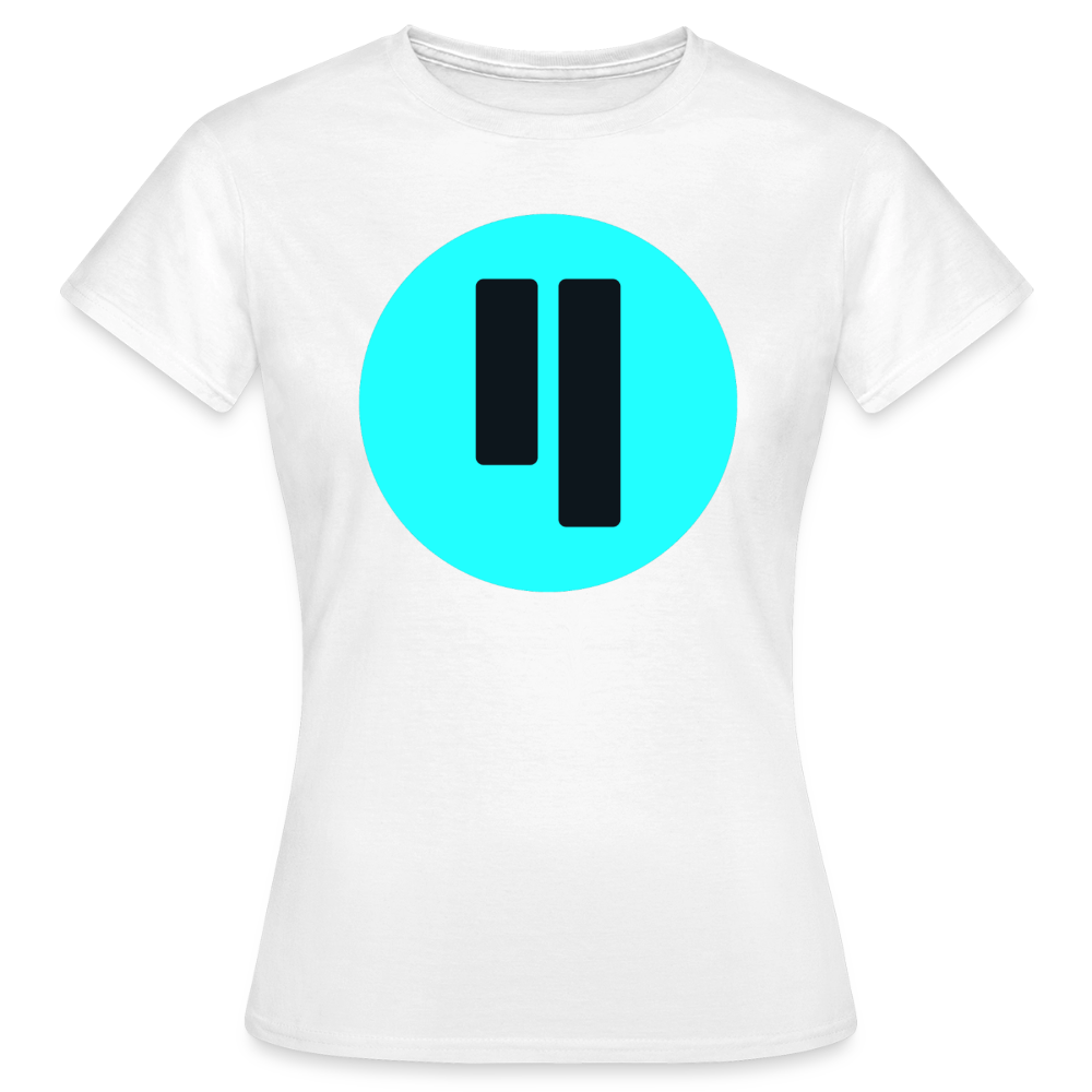 Qubic Logo (Original) - Damen T-Shirt - Weiß