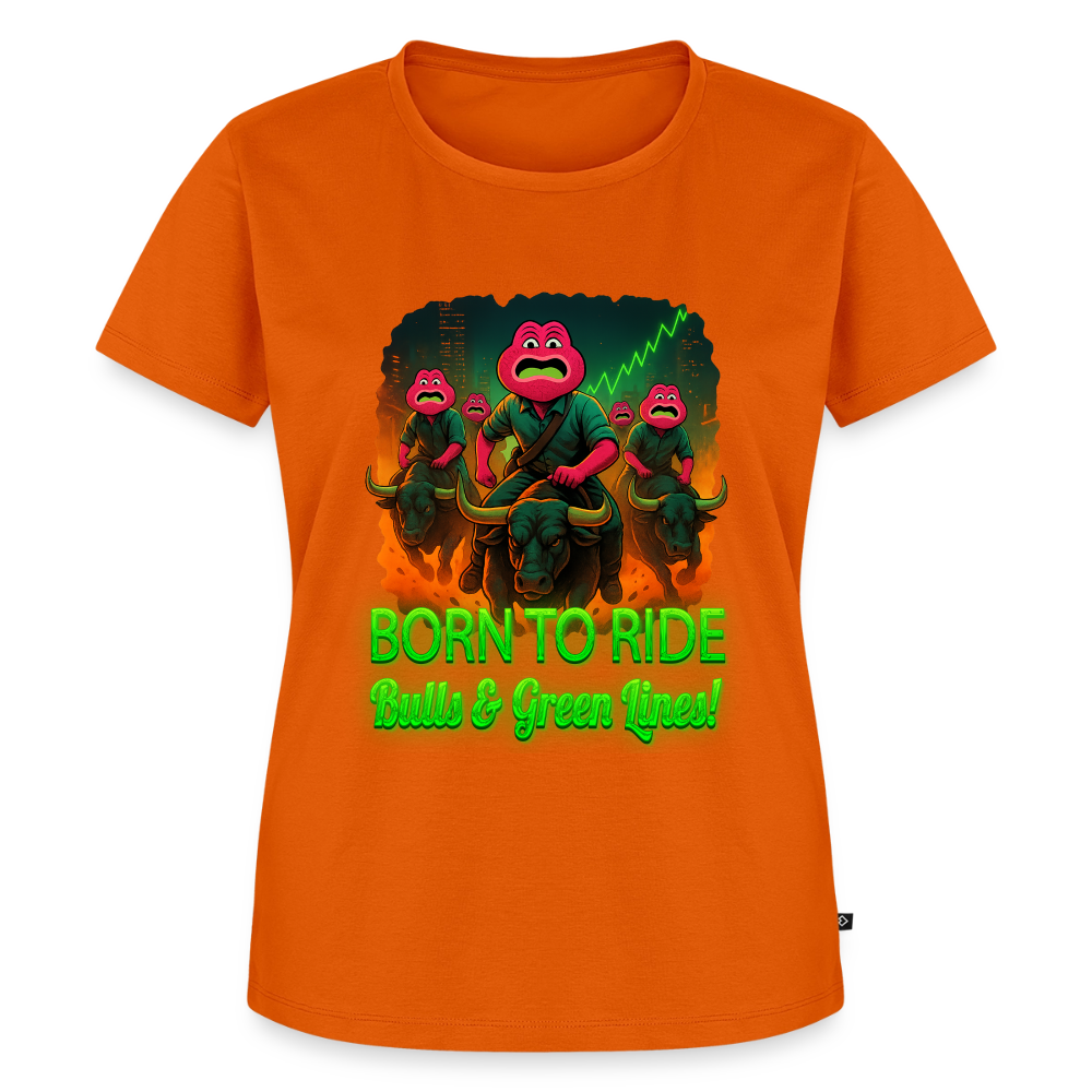 Jerry Born to Ride (Fan-Art) - Damen T-Shirt Premium - Orange 