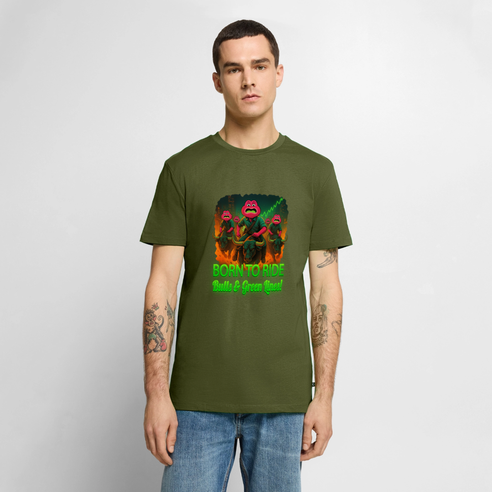 Jerry Born to Ride (Fan-Art) - Herren T-Shirt Premium - Khaki