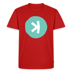 Kaspa Logo hell (Original) - Herren T-Shirt Premium - Rot