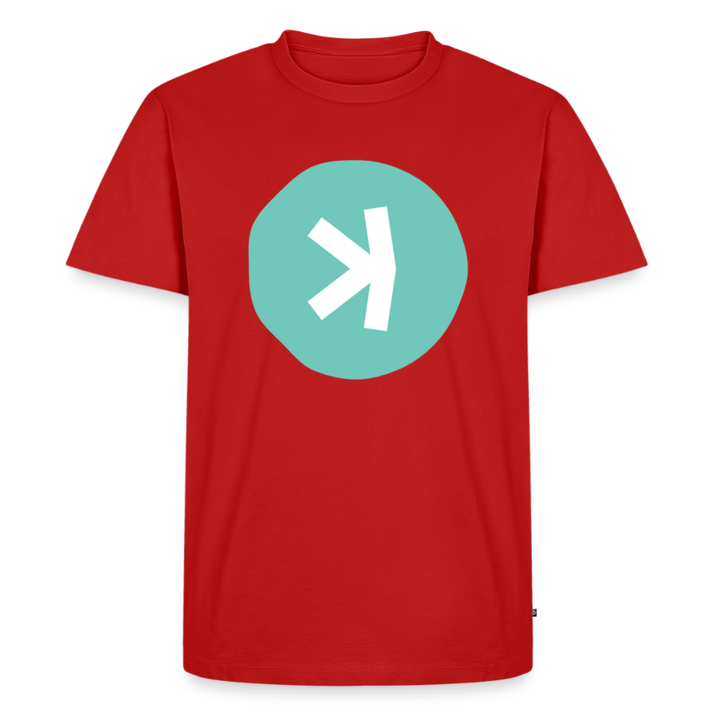 Kaspa Logo hell (Original) - Herren T-Shirt Premium - Rot