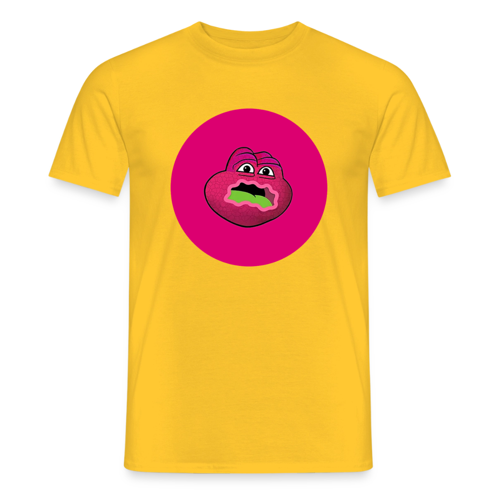 Jerry The Turtle Logo (Remix-Design) - Herren T-Shirt - Gelb
