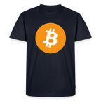 Bitcoin Logo (Original) - Herren T-Shirt Premium - Navy