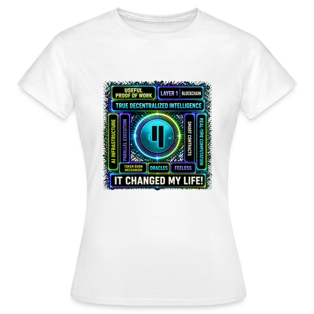 Qubic Changed Life (Fan-Art) - Damen T-Shirt - Weiß