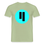 Qubic Logo (Original) - Herren T-Shirt - Sage