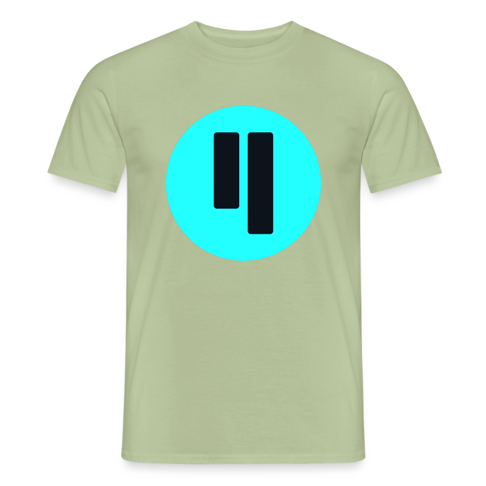 Qubic Logo (Original) - Herren T-Shirt - Sage