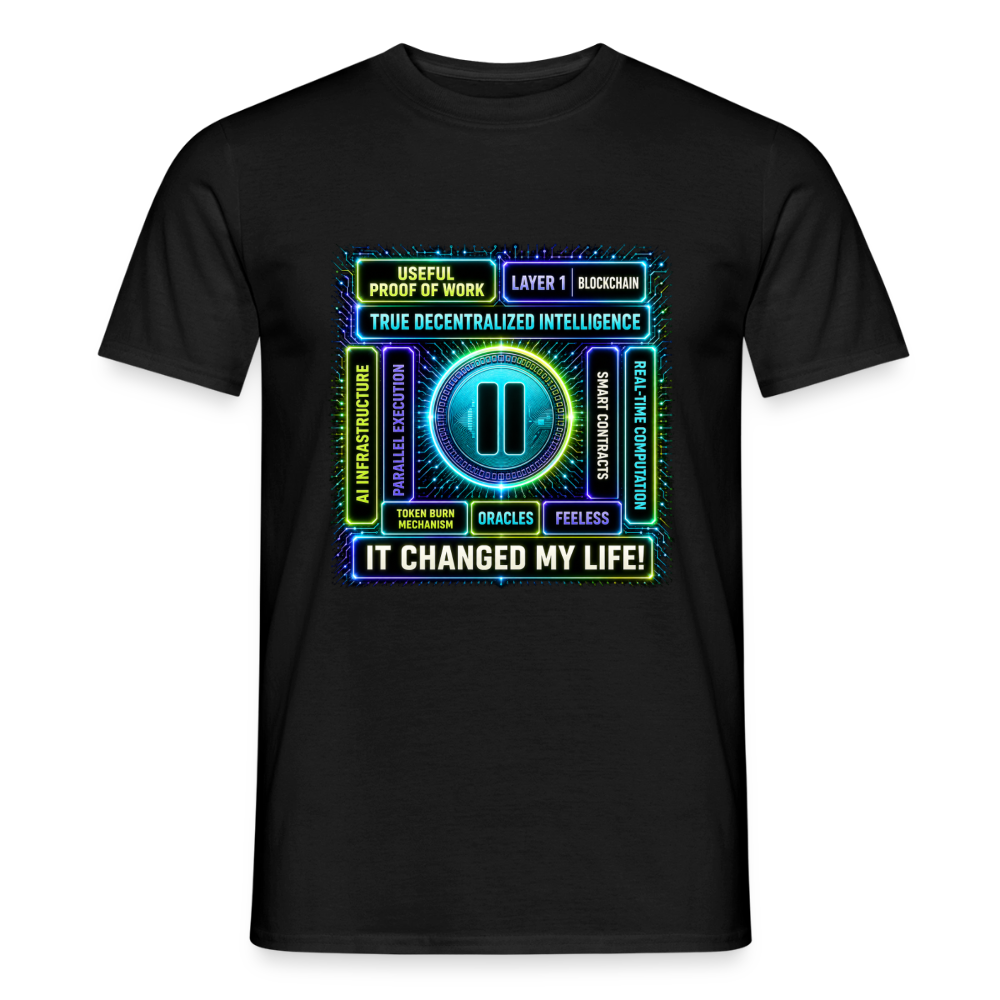 Qubic Changed Life (Fan-Art) - Herren T-Shirt - Schwarz