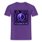Ethereum Changed Life (Fan-Art) - Herren T-Shirt - Lila