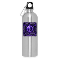 Ethereum Changed Life (Fan-Art) - Trinkflasche mit Karabiner 750 ml - Lightsilver