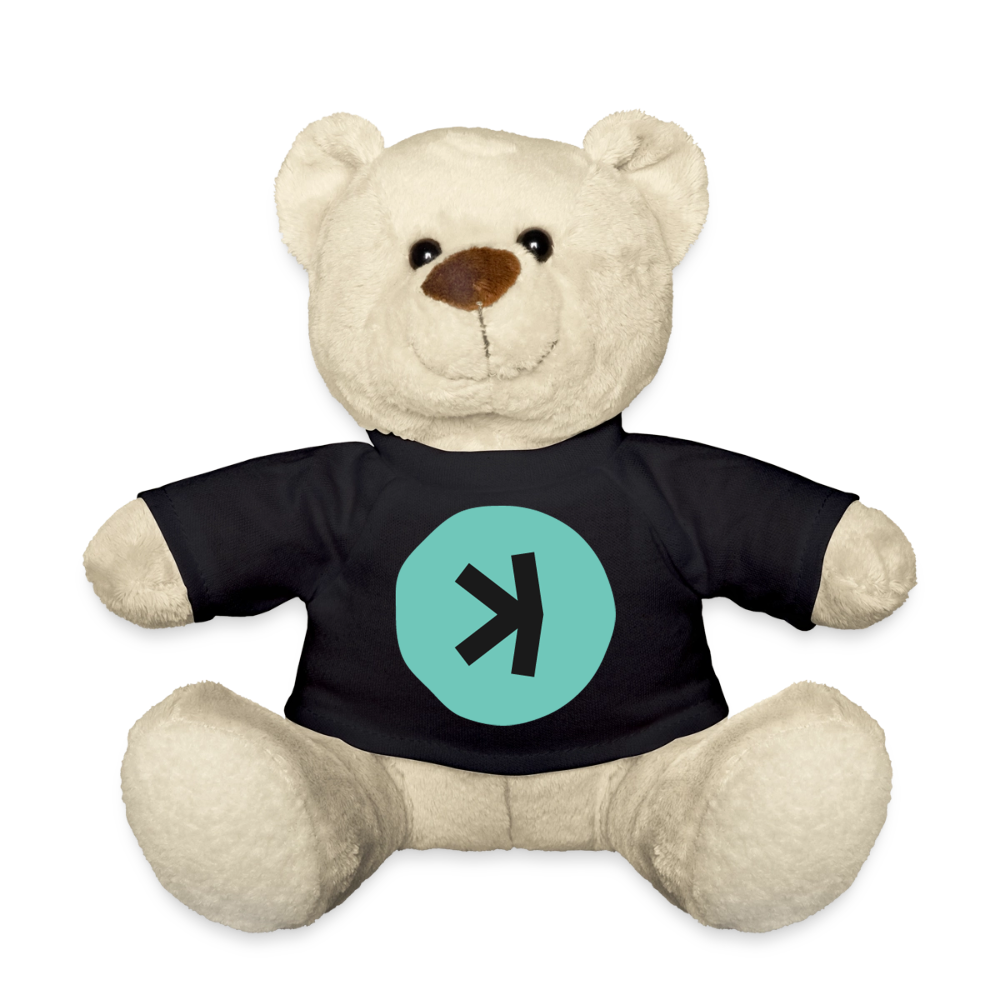 Kaspa Logo dunkel (Original) - Teddybär - Schwarz