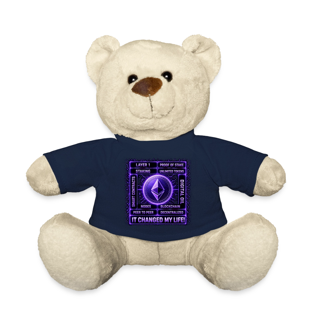 Ethereum Changed Life (Fan-Art) - Teddybär - French Navy