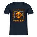 Bitcoin Changed Life (Fan-Art) - Herren T-Shirt - Navy