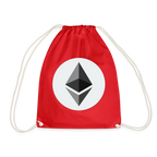 Ethereum Logo (Original) - Turnbeutel - Rot