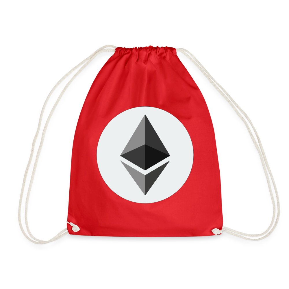 Ethereum Logo (Original) - Turnbeutel - Rot