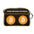 Bitcoin Rulez (Original) - Retro Tasche - Schwarz/Gold