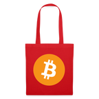 Bitcoin Logo (Original) - Stofftasche - Rot