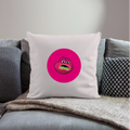 Jerry The Turtle Logo (Remix-Design) - Polster 44 x 44 cm - helles Taupe