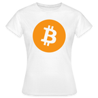 Bitcoin Logo (Original) - Damen T-Shirt - Weiß
