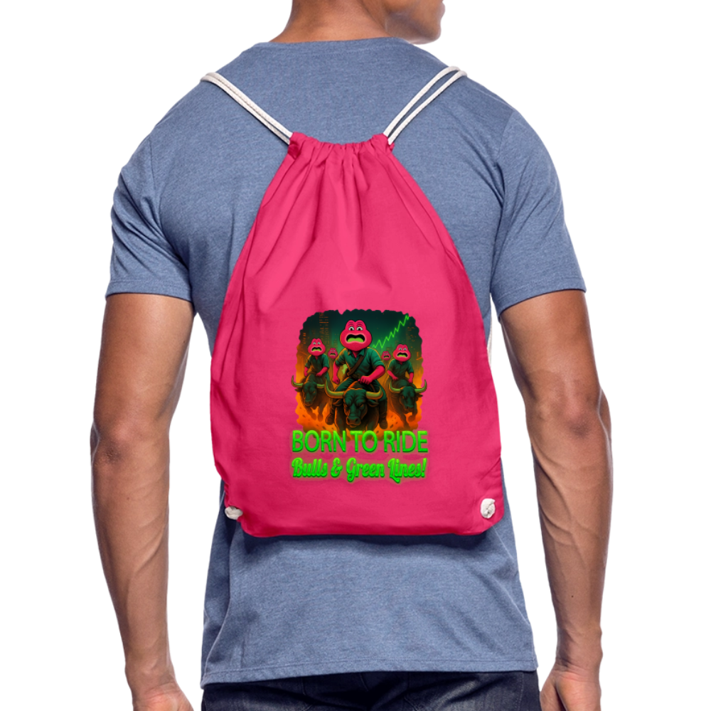 Jerry Born to Ride (Fan-Art) - Turnbeutel - Fuchsia