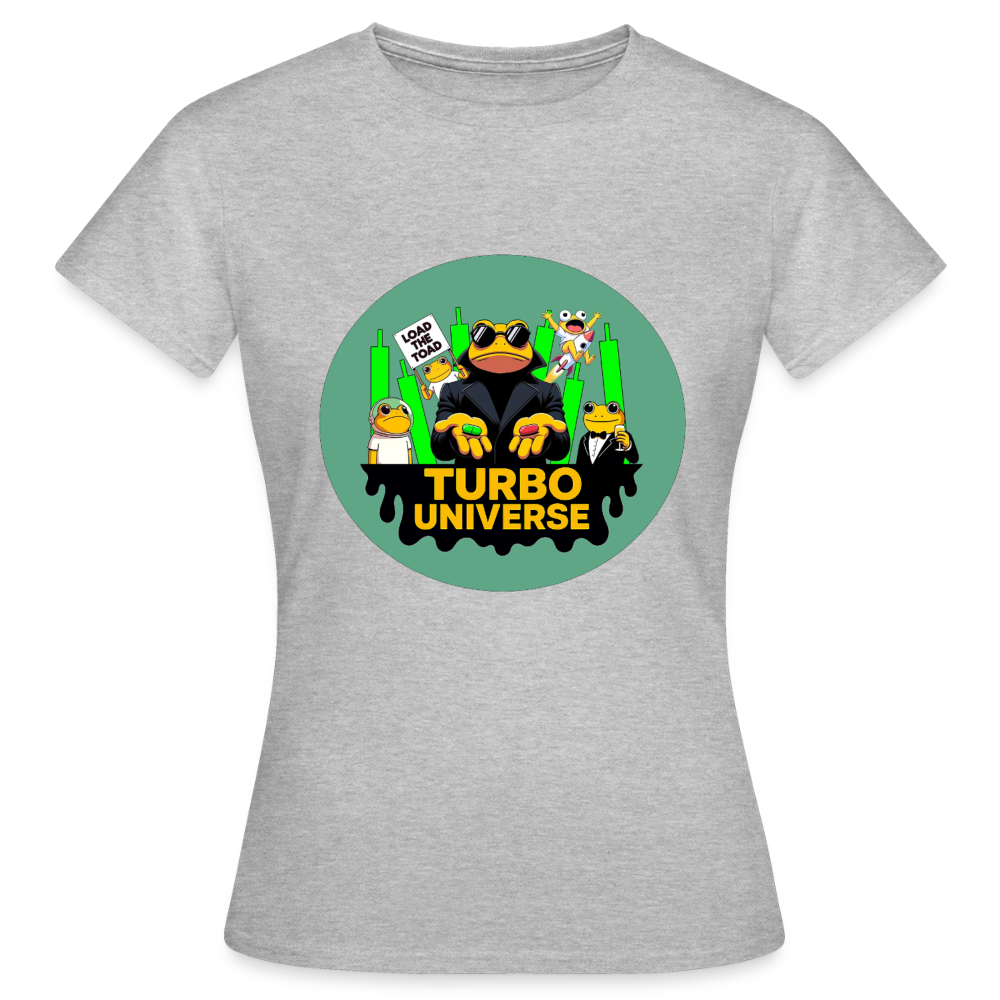 Turbo Universe (Fan-Art) - Damen T-Shirt - Grau meliert