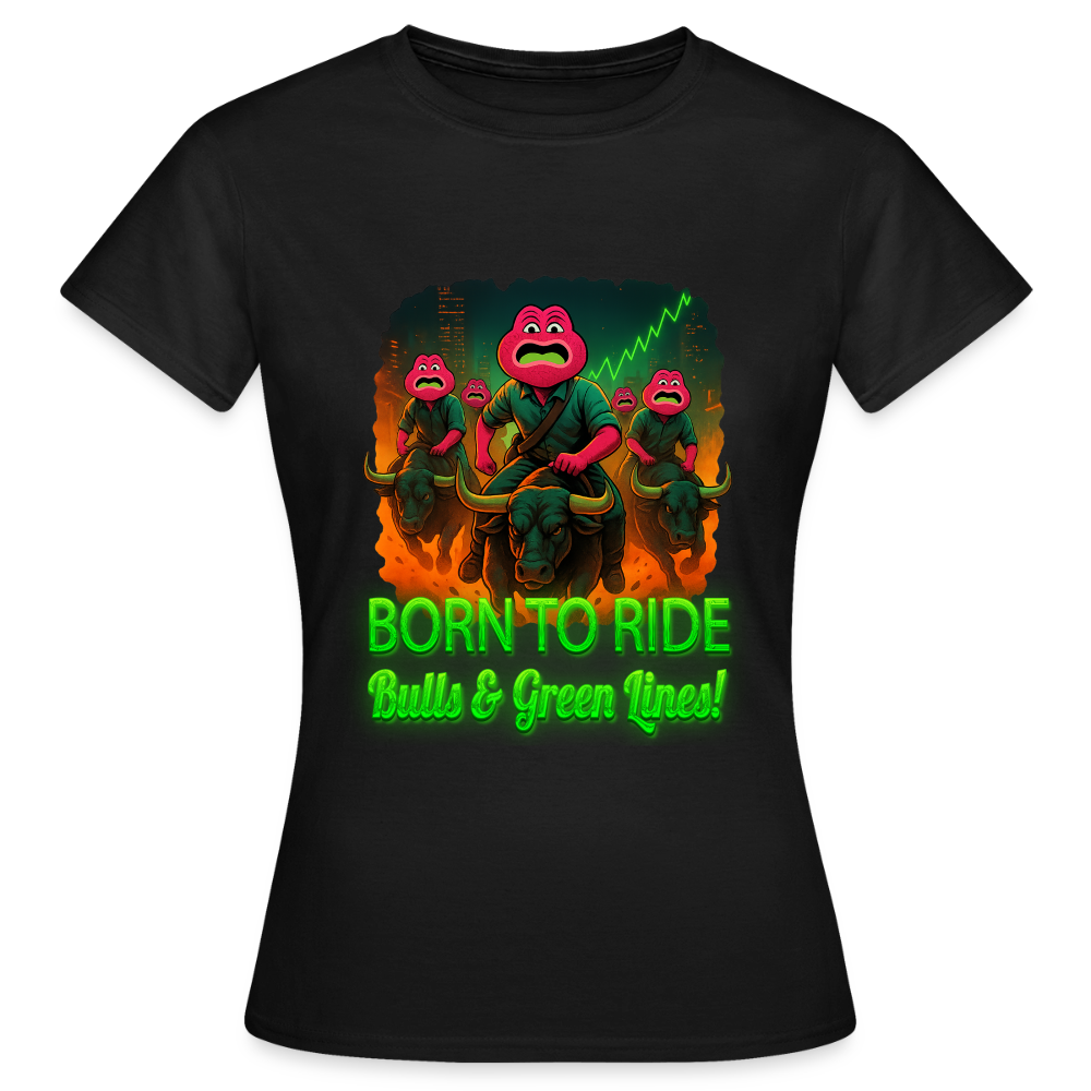 Jerry Born to Ride (Fan-Art) - Damen T-Shirt - Schwarz