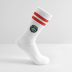 Keep Calm and Hodl Kaspa (Fan-Art) - Tennissocken Premium - Weiß/Rot