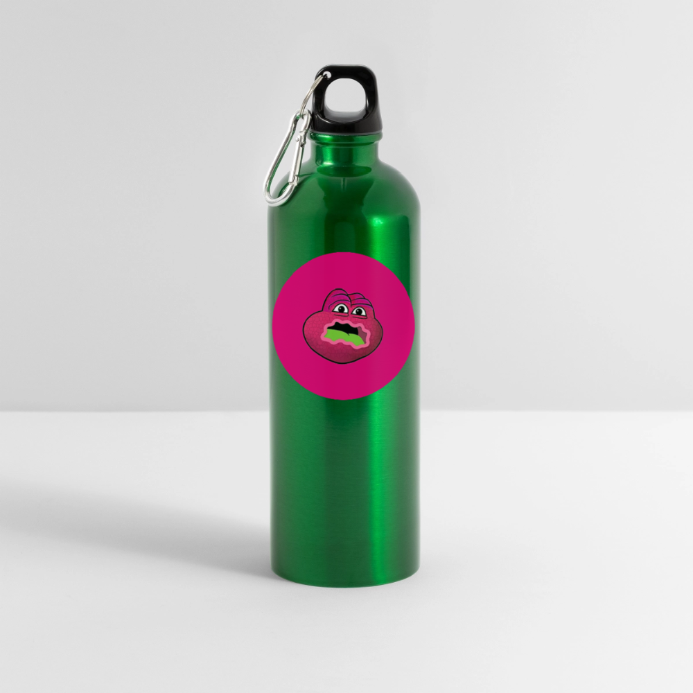 Jerry The Turtle Logo (Remix-Design) - Trinkflasche mit Karabiner 750 ml - Kelly Green
