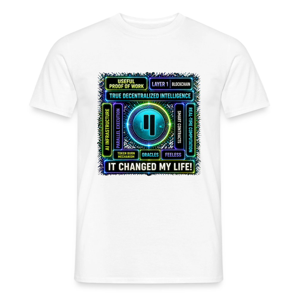 Qubic Changed Life (Fan-Art) - Herren T-Shirt - Weiß