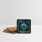 Qubic Changed Life (Fan-Art) - Untersetzer (4er-Set) - Weiß