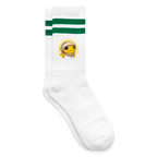 Turbo Logo (Original) - Tennissocken Premium - Weiß/Grün