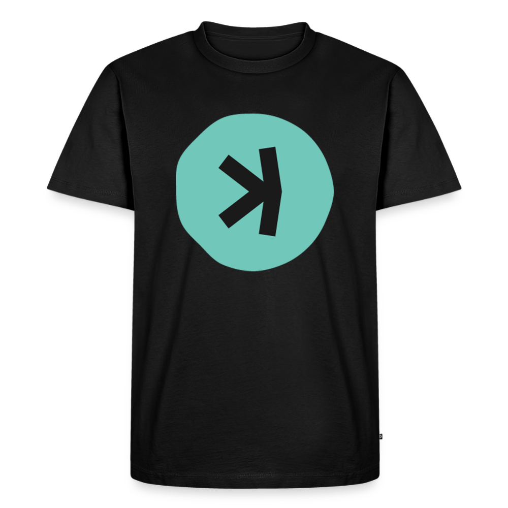 Kaspa Logo dunkel (Original) - Herren T-Shirt Premium - Schwarz