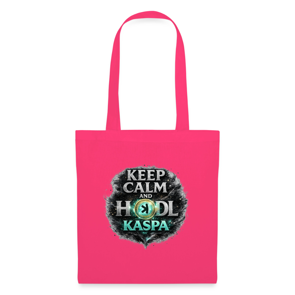 Keep Calm and Hodl Kaspa (Fan-Art) - Stofftasche - Azalea