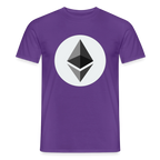 Ethereum Logo (Original) - Herren T-Shirt - Lila