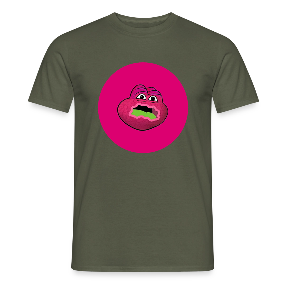 Jerry The Turtle Logo (Remix-Design) - Herren T-Shirt - Militärgrün
