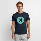 Kaspa Logo dunkel (Original) - Herren T-Shirt - Navy