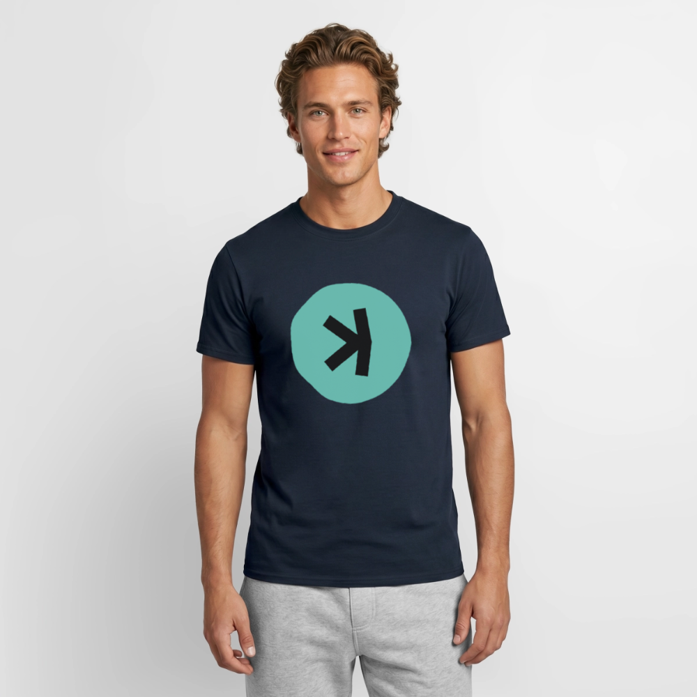 Kaspa Logo dunkel (Original) - Herren T-Shirt - Navy