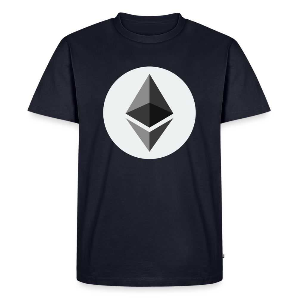 Ethereum Logo (Original) - Herren T-Shirt Premium - Navy