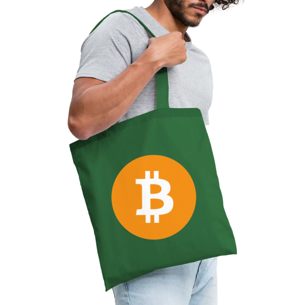 Bitcoin Logo (Original) - Stofftasche - Fichte