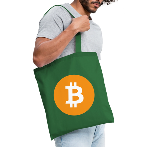 Bitcoin Logo (Original) - Stofftasche - Fichte