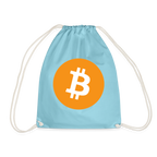 Bitcoin Logo (Original) - Turnbeutel - Aqua
