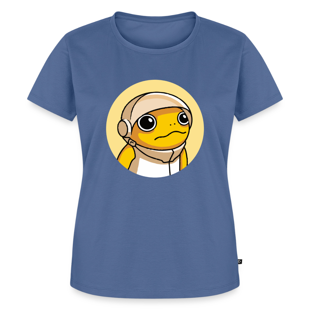 Turbo Logo (Original) - Damen T-Shirt Premium - Taubenblau