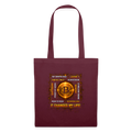Bitcoin Changed Life (Fan-Art) - Stofftasche - Burgunderrot
