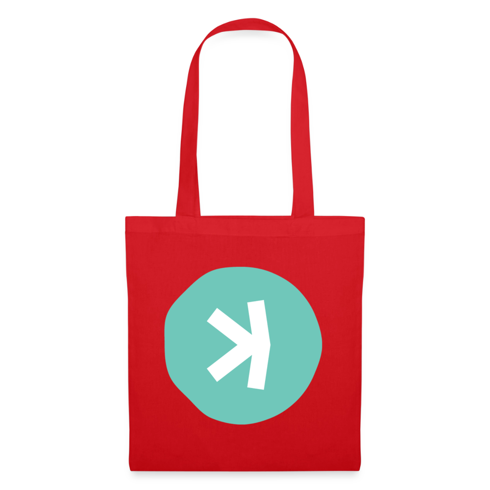Kaspa Logo hell (Original) - Stofftasche - Rot