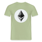 Ethereum Logo (Original) - Herren T-Shirt - Sage