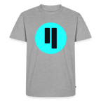 Qubic Logo (Original) - Herren T-Shirt Premium - Grau meliert